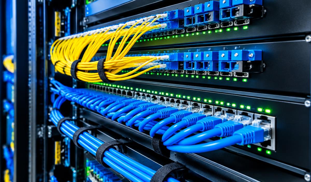 High-speed fiber optic network equipment